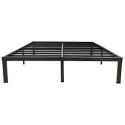 zizin Queen Size Bed Frame Platform Base 14 Inch with Storage/Heavy Duty Metal Beds Frames/Easy Assembly/ Noise-Free/ No Box Spring Needed (Queen)