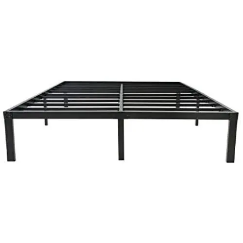 zizin Queen Size Bed Frame Platform Base 14 Inch with Storage/Heavy Duty Metal Beds Frames/Easy Assembly/ Noise-Free/ No Box Spring Needed (Queen) zizin Queen Size Bed Frame Platform Base 14 Inch with Storage/Heavy Duty Metal Beds Frames/Easy Assembly/ Noise-Free/ No Box Spring Needed (Queen)