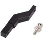 ShareGoo CNC Aluminum & Brass Trailer Tow Trailer Drop Hitch Receiver Upgrades Parts for Traxxas TRX-4 Trail 1/10 RC Crawler Car Truck