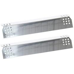 Hongso Stainless Steel Heat Plate Shield Replacement Parts for Kitchen Aid 720-0787D, 720-0819 Gas Grill Models, 16 9/16 Inch Grill Heat Tent for Cooking, SPZ811 (2-Pack)