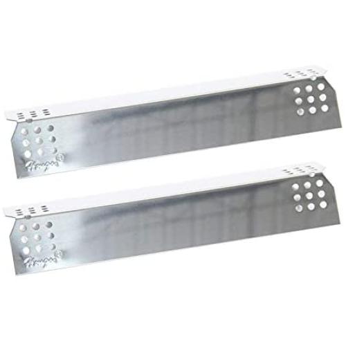 Hongso Stainless Steel Heat Plate Shield Replacement Parts for Kitchen Aid 720-0787D, 720-0819 Gas Grill Models, 16 9/16 Inch Grill Heat Tent for Cooking, SPZ811 (2-Pack)
