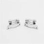 Yaootely for WLtoys 1:14 144001 RC Car Full Upgrade Spare Parts Metal C Seat Steering Cup Swing Arm Central Drive Shaft,Silver