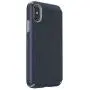 Speck Products Presidio Folio iPhone Xs/iPhone X Case, Heathered Eclipse Blue/Eclipse Blue/Gunmetal Grey