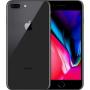 Back Housing Assembly Metal Frame w/Back Glass(OEM) - Camera Frame and Lens for iPhone 8 Plus (Black)