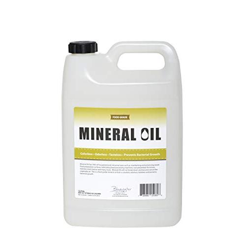 Premium 100% Pure Food Grade Mineral Oil USP, 1 Gallon, Food Safe Butcher Block and Cutting Board Oil, NSF Certified Material