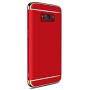 Galaxy S8 Case, 3 in 1 Hybrid Hard Plastic Case Ultra Thin and Slim Anti-Scratch Matte Finish Back Cover for Samsung Galaxy S8 (5.8)(2017) - Red
