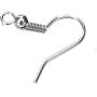 Agreatca 80 Pcs(40 Pairs) 925 Sterling Silver Earring Hooks, Earring Parts Wire Hooks Jewelry DIY Making