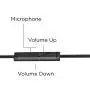 Wired Headphone Metal Earbuds by Amasing Noise Cancelling Stereo Heave Bass Earphones with Micphone Mic with Volume Control，in Ear Headphones Magnetic Design for iPhone 5 6 for Samsung M11 Black