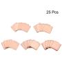 uxcell Flat IC Chipset Thermal Copper Heatsink for CPU GPU RAM 15 x 15mm with Thickness 0.3/0.5/0.8/1.0/1.5mm Total 25pcs