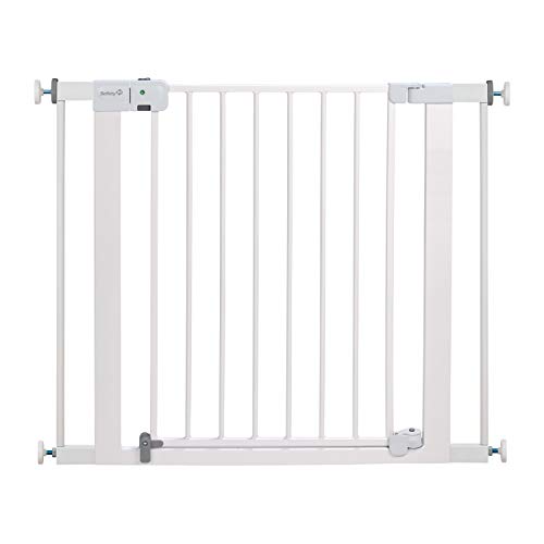 Safety 1st Easy Install Auto-Close Baby Gate with Pressure Mount Fastening, White