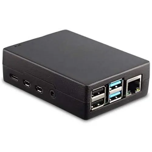 Vilros Raspberry Pi 4 Heavy Duty Aluminum Alloy Pi Cooling Case (Black) Vilros Raspberry Pi 4 Heavy Duty Aluminum Alloy Pi Cooling Case (Black)