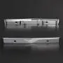 KYX Racing CNC Machined Aluminum Alloy Front Bumper Silver Upgrades Parts Accessories for 1/24th Scale RC Crawler Car Axial SCX24 AXI00001 C10