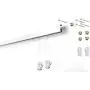 STAS Cliprail Pro Picture Hanging System Set - Covers 4.92 ft of Wall Space - Heavy Duty Picture Rail & Art Hanging Gallery Kit (4.92ft of Rails, 2 Hooks & Cords, White Rails) STAS Cliprail Pro Picture Hanging System Set - Covers 4.92 ft of Wall Space - Heavy Duty Picture Rail & Art Hanging Gallery Kit (4.92ft of Rails, 2 Hooks & Cords, White Rails)