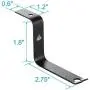 TXEsign Stick-on Universal Monitor Hooks Headphone Metal Hangers for Standard Edge or i Mac Curvature Edge Monitor Side (2 Pack) TXEsign Stick-on Universal Monitor Hooks Headphone Metal Hangers for Standard Edge or i Mac Curvature Edge Monitor Side (2 Pack)