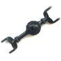 MaxMetal WPL Full Metal Spare Part Axle Housing Front Rear Shaft Sell OP Accessories for B14 B24 C14 C24 C34 (Black)