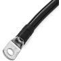 Spartan Power 4 AWG 3 Foot Battery Cable Set Four Gauge Wire Made in America 3 FT with 3/8'' Ring Terminals