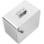 Universal 2.5L Aluminium Alloy Water Coolant Header Overflow Expansion Tank Reservoir(Polished)