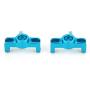 Steering Hub Carrier, Aluminum Alloy Steering Hub Carrier Knuckle Left/Right Upgrade Parts Fits for Wltoys 1/14 144001 RC Car Steering Hub Carrier (Blue)