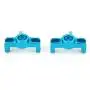 Vbest life Steering Hub Carrier (L/R),Aluminum Alloy Steering Hub Carrier Knuckle Left/Right Upgrade Parts Fits for Wltoys 1/14 144001 RC Car(Blue)