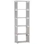 NiceAI Bookshelf Lightweight Slim Modern Bookcase Metal Framework Childrens Room Arrangement Toys Office A4 File Books Kitchen Clothing Storage Rack Gray 6-Tier NiceAI Bookshelf Lightweight Slim Modern Bookcase Metal Framework Childrens Room Arrangement Toys Office A4 File Books Kitchen Clothing Storage Rack Gray 6-Tier