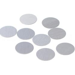 CleverDelights 3/4'' Round Stamping Blanks - 100 Pack - 22 Gauge (.025'') Aluminum - Circle Discs Tags