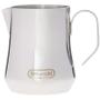 DeLonghi Stainless Steel Milk Frothing Pitcher, 12 ounce (350 ml), Barista Tool, Frother Jug for Espresso Machine Coffee Cappuccino Latte Art, DLSC0, 12 oz