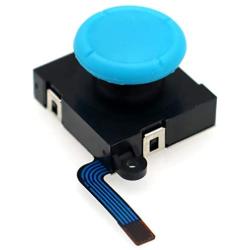 Deal4GO Replacement Analog Joystick Thumb Stick Cap Button Module for Nintendo Switch Joy Con Controller (Blue)