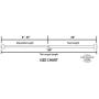 Exclusive Home Acorn 1'' Curtain Rod and Coordinating Finial Set, Matte Bronze, Adjustable 66''-120''