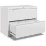 Bonnlo Lateral File Cabinet Lockable with 2 Drawers, White Bonnlo Lateral File Cabinet Lockable with 2 Drawers, White