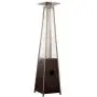 Hiland HLDSO1-WGTHG Pyramid Patio Propane Heater w/Wheels, 87 Inches, Hammered Bronze