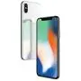 Back Housing Assembly Metal Frame w/Back Glass(OEM) - Camera Frame and Lens for iPhone X (White)