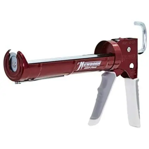 Newborn 930-GTD Drip-Free Smooth Hex Rod Cradle Caulking Gun with Gator Trigger Comfort Grip, 1/10 Gallon Cartridge, 10:1 Thrust Ratio Newborn 930-GTD Drip-Free Smooth Hex Rod Cradle Caulking Gun with Gator Trigger Comfort Grip, 1/10 Gallon Cartridge, 10:1 Thrust Ratio