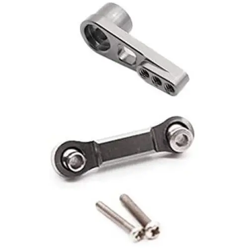 SONPP 25T Servo Arm Horn Servo Pull Rod for A959 A959-B A949 A969 A979 RC Car Upgrade Parts Accessories,Grey