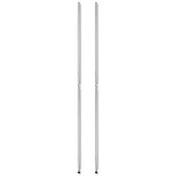 Alera ALE Stackable Posts For Wire Shelving, 36'' High, Silver (Pack of 4)