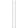 Alera ALE Stackable Posts For Wire Shelving, 36'' High, Silver (Pack of 4)