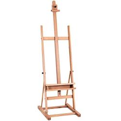 TANGKULA H-Frame Easel Wooden Height and Angle Adjustable Foldable Tilting Floor Studio Artist Easel Painting, Sketching, Display