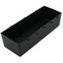 New Improved Large Parts Storage Bins Hooks to Peg Tool Board - Workbench- (Black)