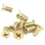 Quluxe 4 Pcs Purses Locks Clutches Closures, Flower Shaped Metal Twist Locks, Purse Closure Turn Locks Twist Locks Turn Locks for Purses- Gold
