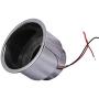 4PCS Stainless Steel 12V 8 LED Blue Light Insert Cup Drink Holder for Marine Boat Car Truck Camper RV with Drain