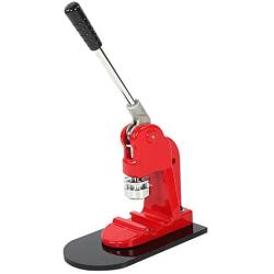 Button Maker, 1/1.25/2.3 inch 2.5/3.2/5.8cm Badge Punch Press Maker with 1000 Circle Button Parts for DIY … (1.25 inch 3.2cm)