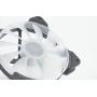 Reeven Kiran Sync 120mm RGB LED Fan, Quiet Case/CPU Cooler Fan Single Pack, Compatible with ASUS Aura Sync, 4-Pin/PWM 400-1500 RPM(RE1225FD15EW-R12P)