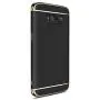 Galaxy S8 Case, 3 in 1 Hybrid Hard Plastic Case Ultra Thin and Slim Anti-Scratch Matte Finish Back Cover for Samsung Galaxy S8 (5.8)(2017) - Black