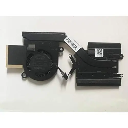 Z-one Fan Heatsink Replacement for Dell Latitude 7390 E7390 Series CPU Cooling Fan Heatsink 034T0C 34T0C 4-Wires Z-one Fan Heatsink Replacement for Dell Latitude 7390 E7390 Series CPU Cooling Fan Heatsink 034T0C 34T0C 4-Wires
