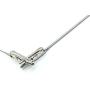 DIAOSnx Set of 50 Metal Wire Alligator Clamp Long-Tailed Alligator Iron Clip Clasp for DIY Card Photo Memo Clip Holder 6inch (150mm)