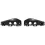 DAT AUTO PARTS Bumper Bracket Support Set of Two Replacement for 11-13 Toyota Corolla Black Front Left Driver Right Passenger Side Pair TO1042114