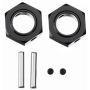 DAPENGNIAO Wheel Joint EA1015 Suitable for JLB Racing Cheetah 11101 21101 J3 Speed 1/10 RC Car Parts Accessories Accessories (Color : Black)
