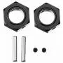 DAPENGNIAO Wheel Joint EA1015 Suitable for JLB Racing Cheetah 11101 21101 J3 Speed 1/10 RC Car Parts Accessories Accessories (Color : Black)