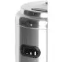 Fire Sense Stainless Steel Commercial Patio Heater with Wheels | Uses 20 Pound Propane Tank | 46,000 BTU Output | Electronic Ignition System | Weighted Base | Portable Outdoor Heat Lamp