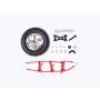 RC Crawler Simulation Decoration Accessory Fuel Tank,Decoration Fire Extinguisher，Wheel and Bracket,Light Bar,Metal Shovel,Signal Pole for Remote Control Accessory Refitted Vehicle, Replacement Parts