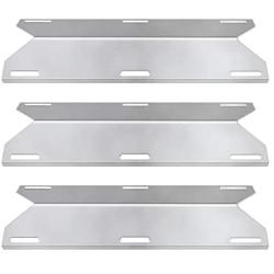 BBQ funland SH1231 (3-Pack) Stainless Steel Heat Plate Tent for Costco Jenn-air, Sterling Forge, Glen Canyon, Kirkland, Nexgrill Gas Grill Models